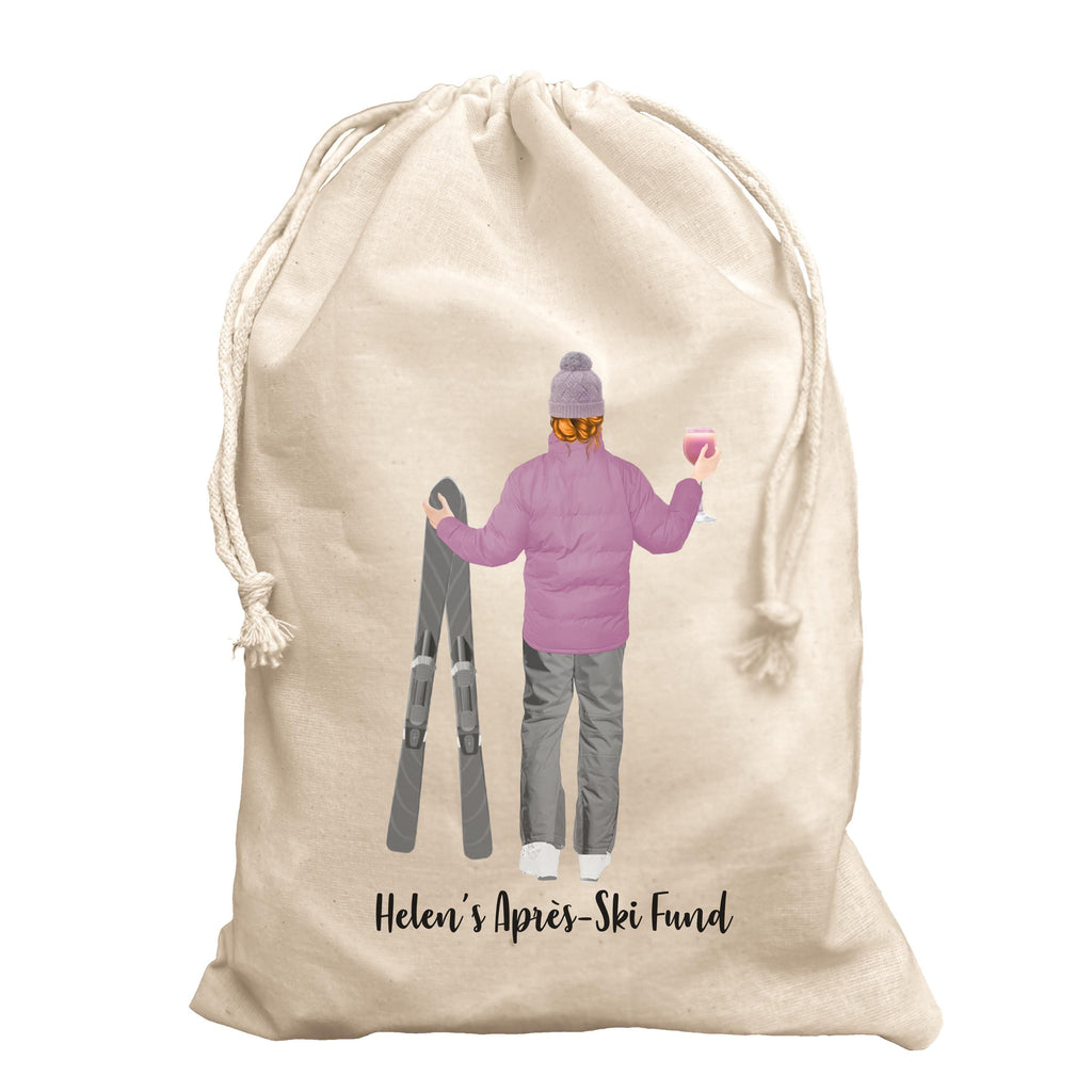 Apres-Ski fund Personalised bag gift for skiier Ski Skiing
