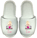 Beautician Spa Slippers Personalised Manicurist Gift Nail Tech