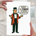 Personalised Magician Card Magic Hat "Is this your Card"