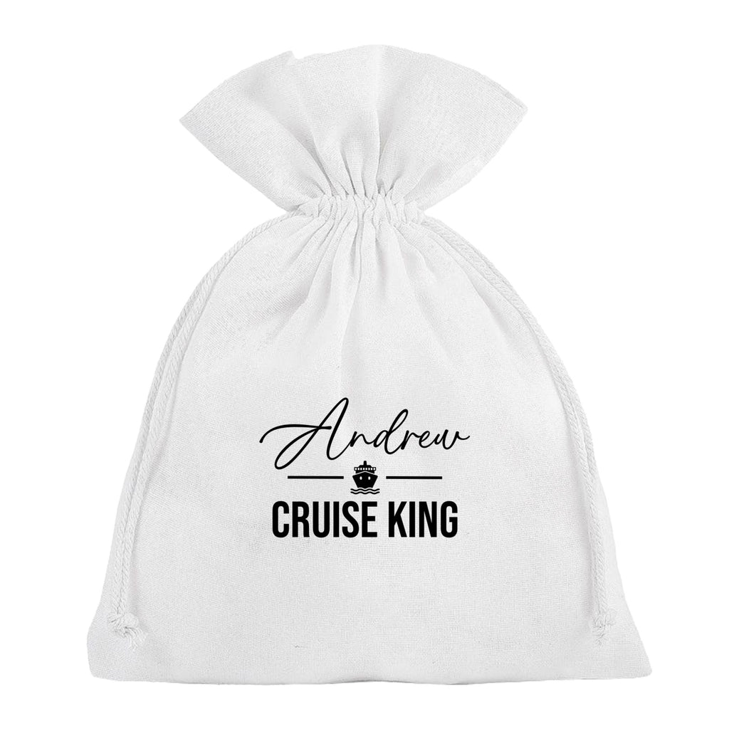 Personalised Bag Cruise King Queen - Ship Holiday Party Hotel Hot Tub