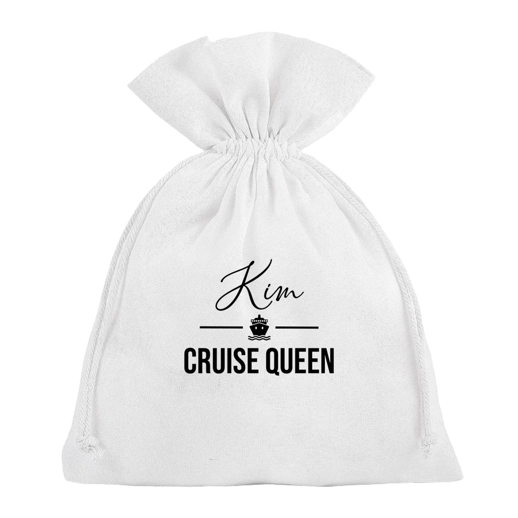 Personalised Bag Cruise King Queen - Ship Holiday Party Hotel Hot Tub
