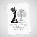 Chess Wedding Card Personalised King & Queen