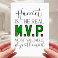 Physiotherapist Card Personalised MVP New Job Retirement Physio
