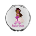 Mermaid Compact Mirror Personalised Girl