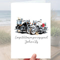 Motorbike Engagement Card Personalised Motorcycle