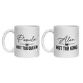 Personalised Mug Hot Tub King Queen - Party Hotel Sauna