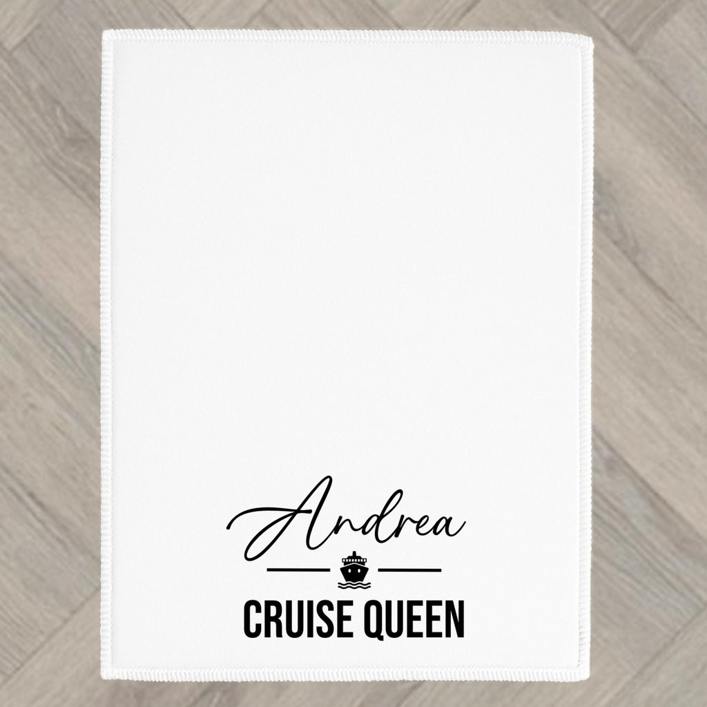 Cruise Queen King Hand Towel Personalised Spa