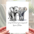 Elephant Engagement Card Personalised