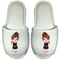 Personalised Makeup Artist Spa Slippers custom beautician