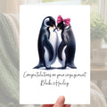 Penguin Engagement Card Personalised