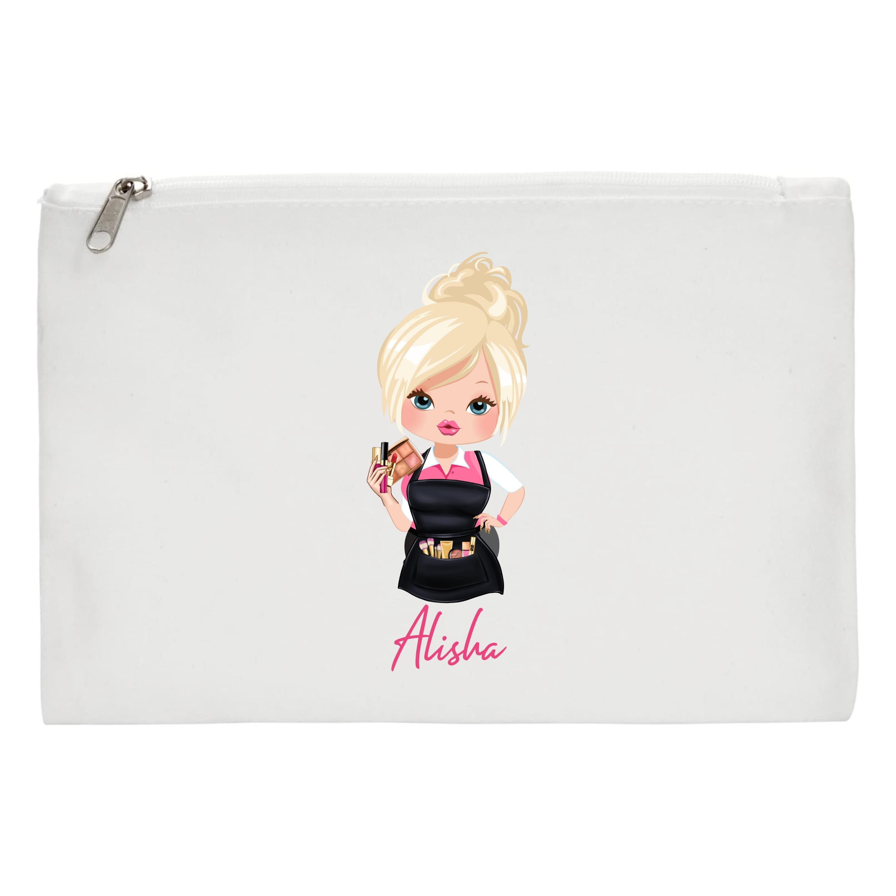 Beautician makeup bag Personalised Makeup Artist Cosmetics Brushes