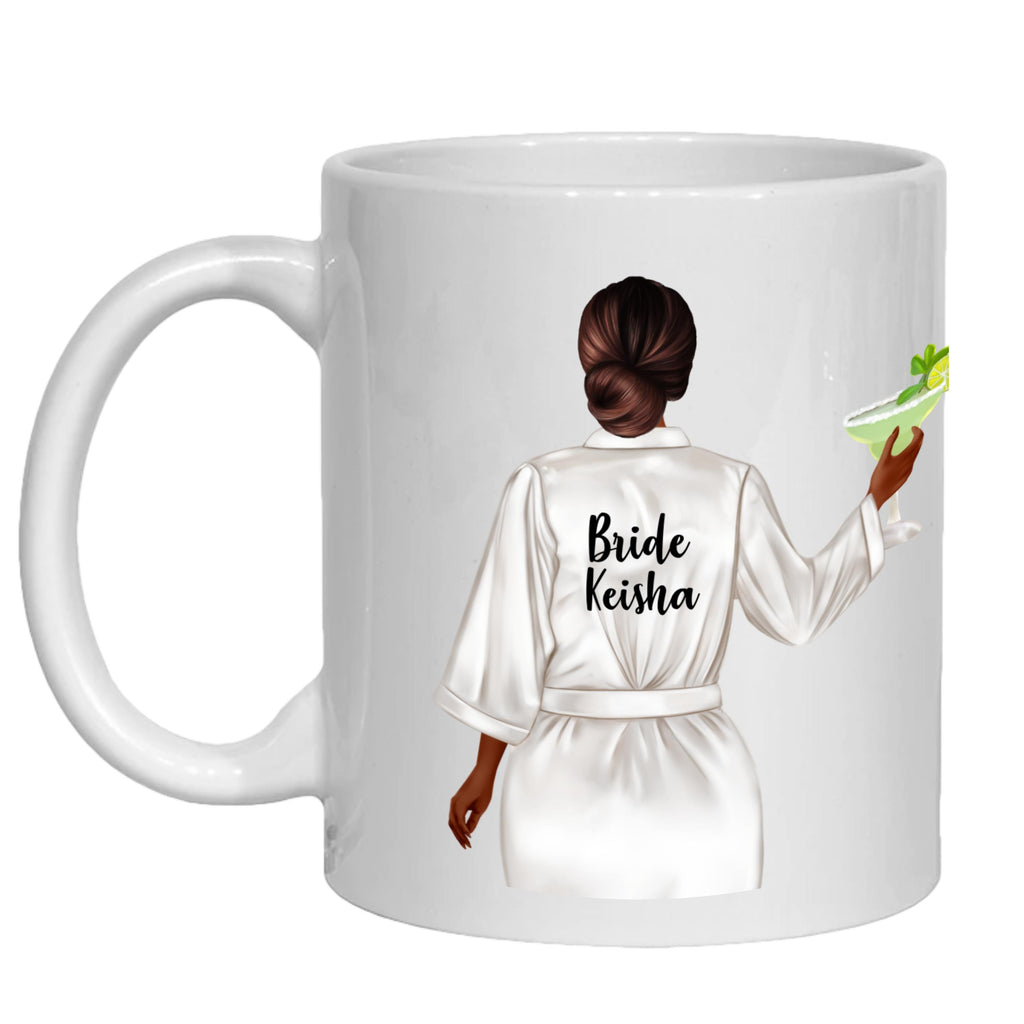 Personalized Bride Mug, Bridesmaid Bridal Party Gifts, Mother of Bride/Groom
