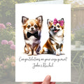 Chihuahua Engagement Card Personalised Dog