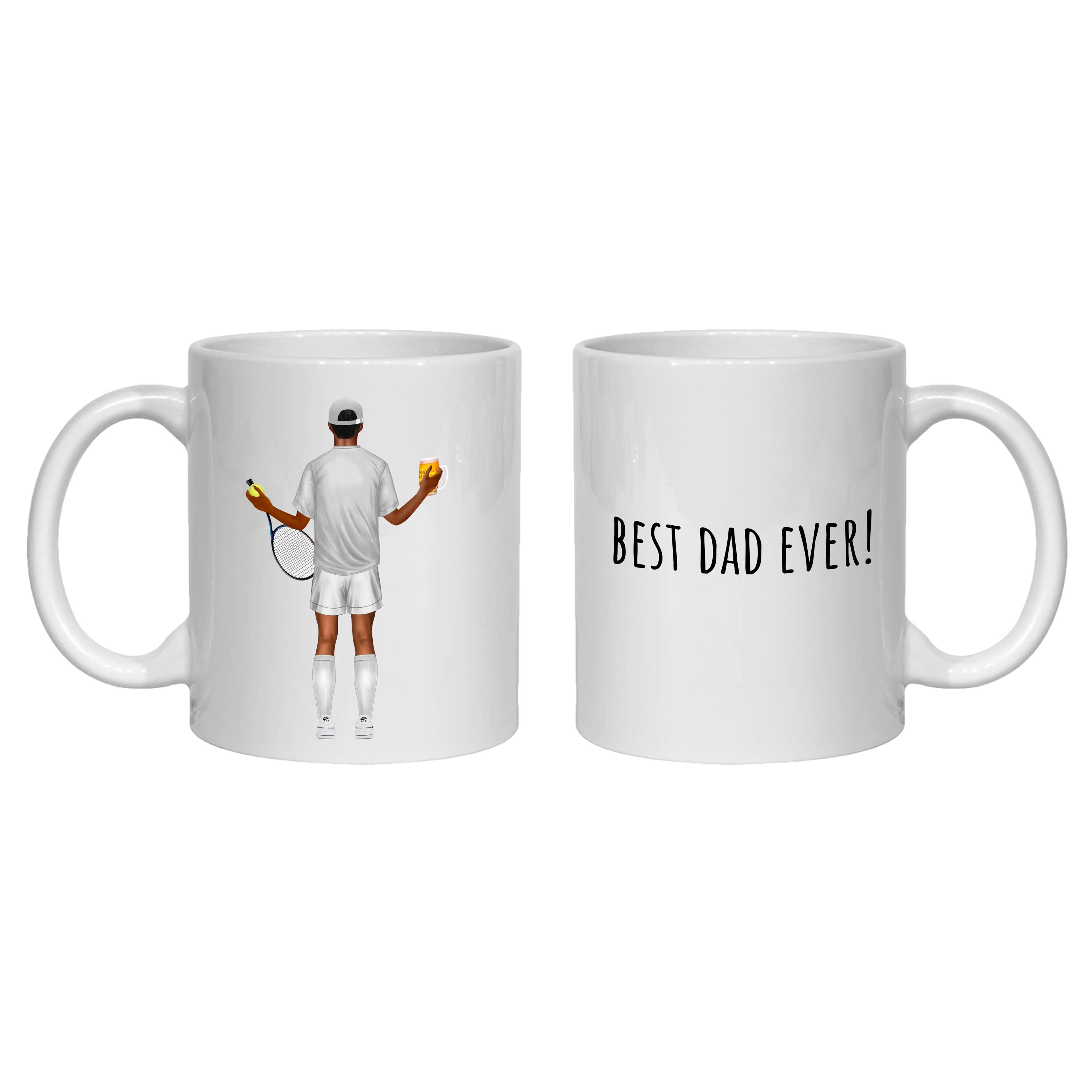 Personalised Tennis Mug – gift for dad, brother, son