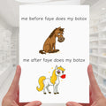Botox Card personalised Aesthetician Esthetician