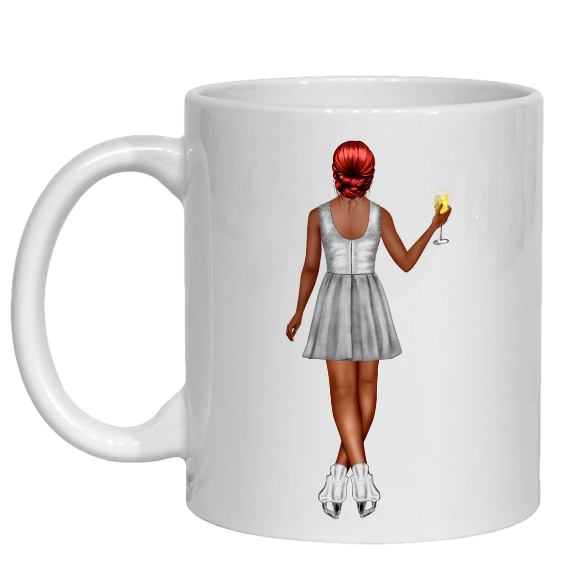 Ice Skater Mug Gift Personalised for her Ice Skating woman