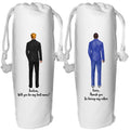 Personalized Groomsman Wine Bag, Man Gift