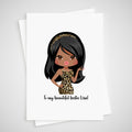 Personalized Leopard Print Friend Card