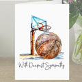 Basketball Sympathy Card Grief Mourning Sport