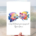 Tropical Fish Engagement Card Personalised