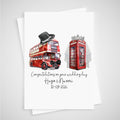 London Wedding Card Personalised England Britain