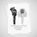 Singing Wedding Card Personalised Microphone Musician Vocalist