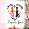 Redhead Brunette Best Friend Card - Duet BFF