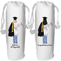 Graduate Doctor Wine Bottle Bag Personalised - graduation college university