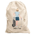 Personalised Tee Bag for Golfer Golf gift for her Lady Captain