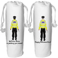 Personalized Policewoman Wine Bag: Police Retirement Gift