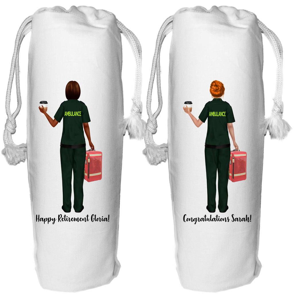 Paramedic Wine Bag Personalised thank you gift