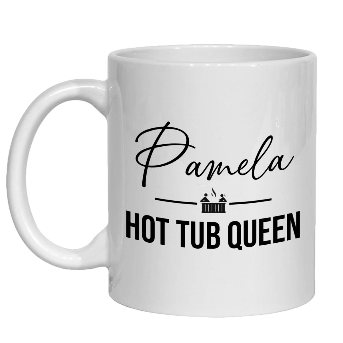 Personalised Mug Hot Tub King Queen - Party Hotel Sauna