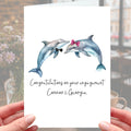Dolphin Engagement Card Personalised