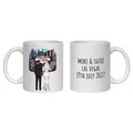 Personalized Las Vegas Wedding Mug gift for Bride & Groom