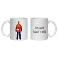 Postman Mug Personalised Gift - postie, delivery man, retirement, thank you