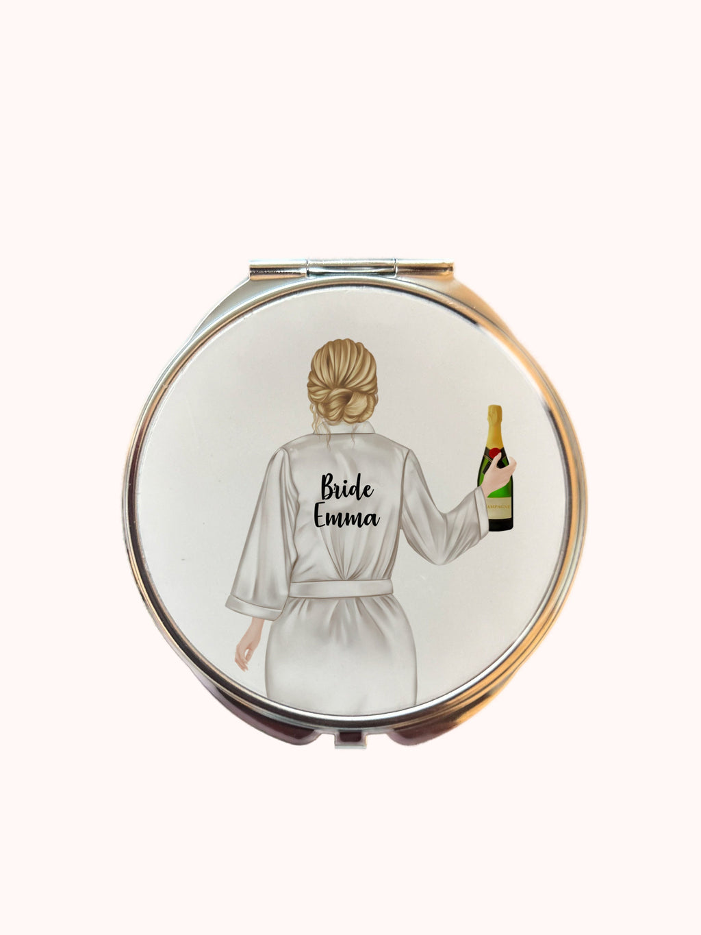 Personalized Compact Mirror: Bridal Party Wedding Keepsake