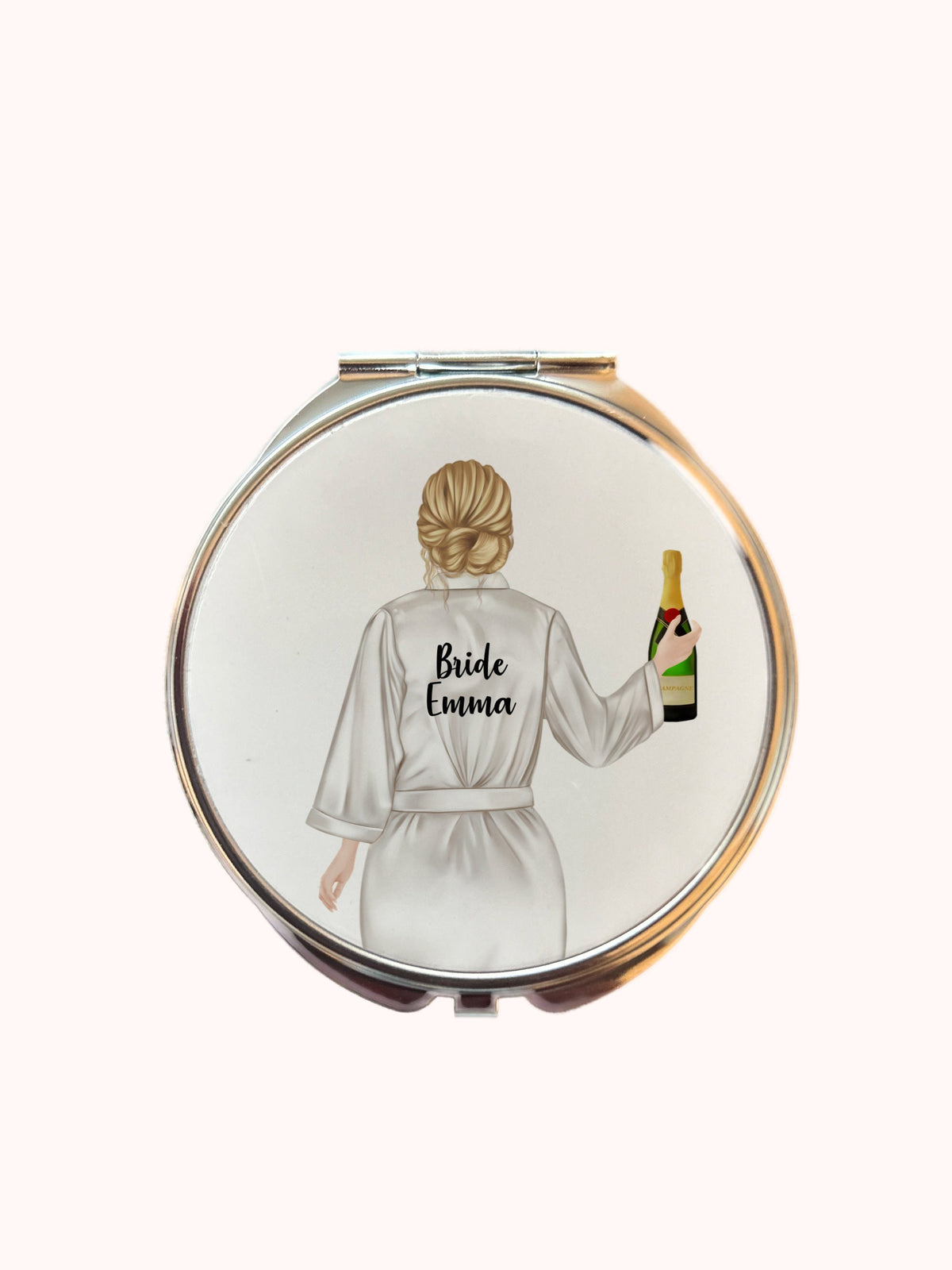 Personalized Compact Mirror: Bridal Party Wedding Keepsake
