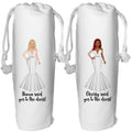 Yes to the Dress Personalised Wedding Wine Gift Bag for Bride