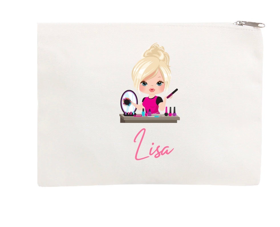 Nail Polish Bag Personalised manicurist nail tech beautician gift cosmetics