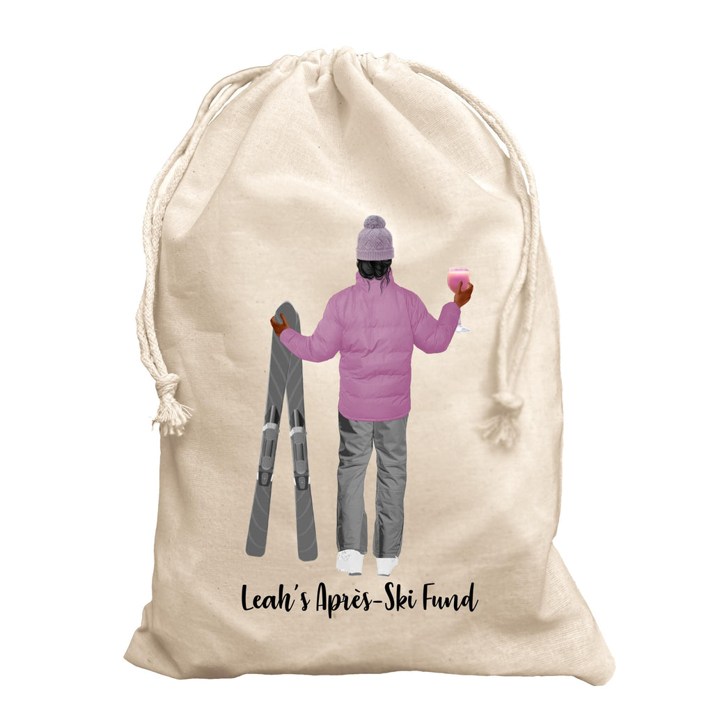 Apres-Ski fund Personalised bag gift for skiier Ski Skiing