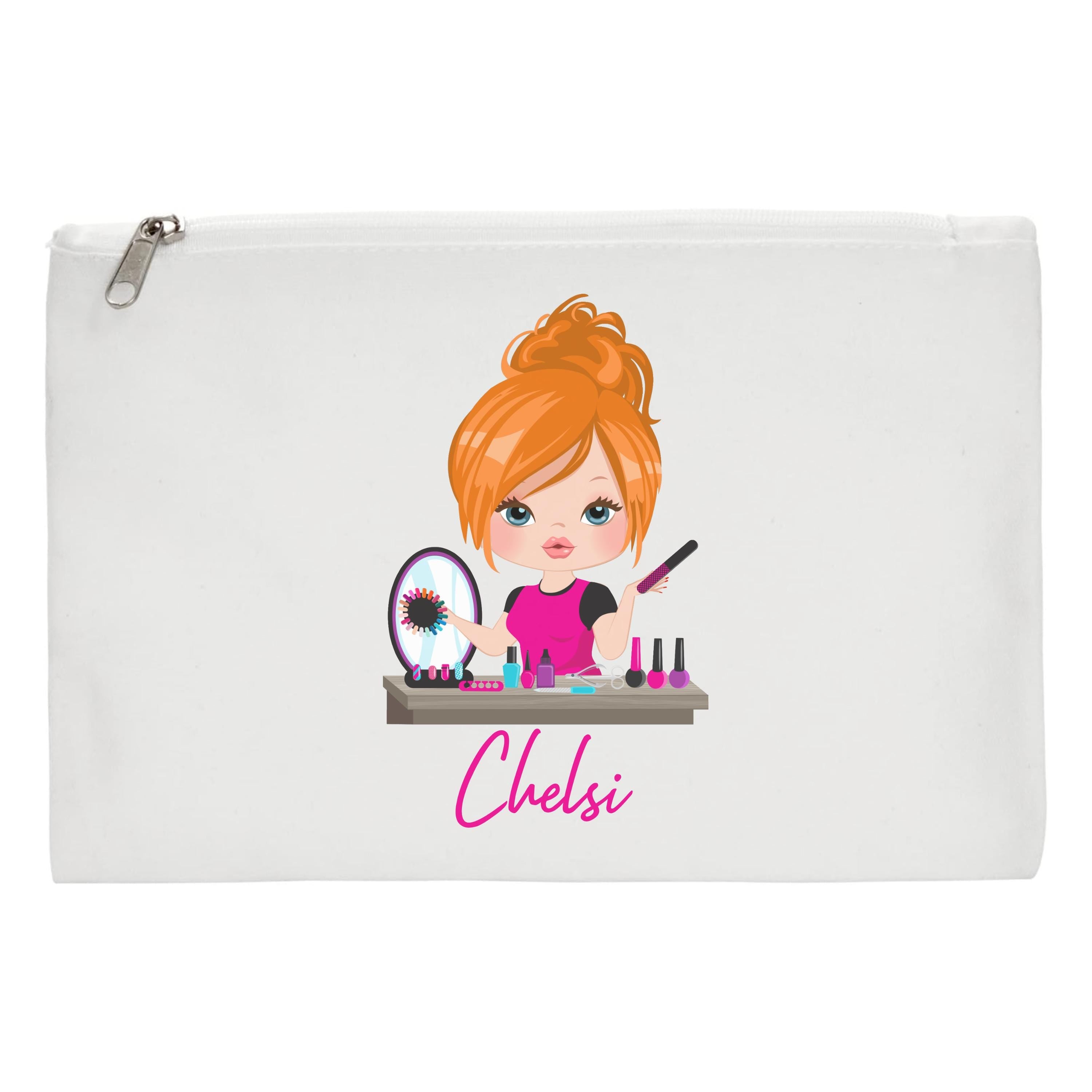 Nail Polish Bag Personalised manicurist nail tech beautician gift cosmetics