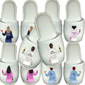 Personalized Bridesmaid Spa Slippers, Bride, Bridal Party Gift, Wedding Morning, Getting Ready Gift