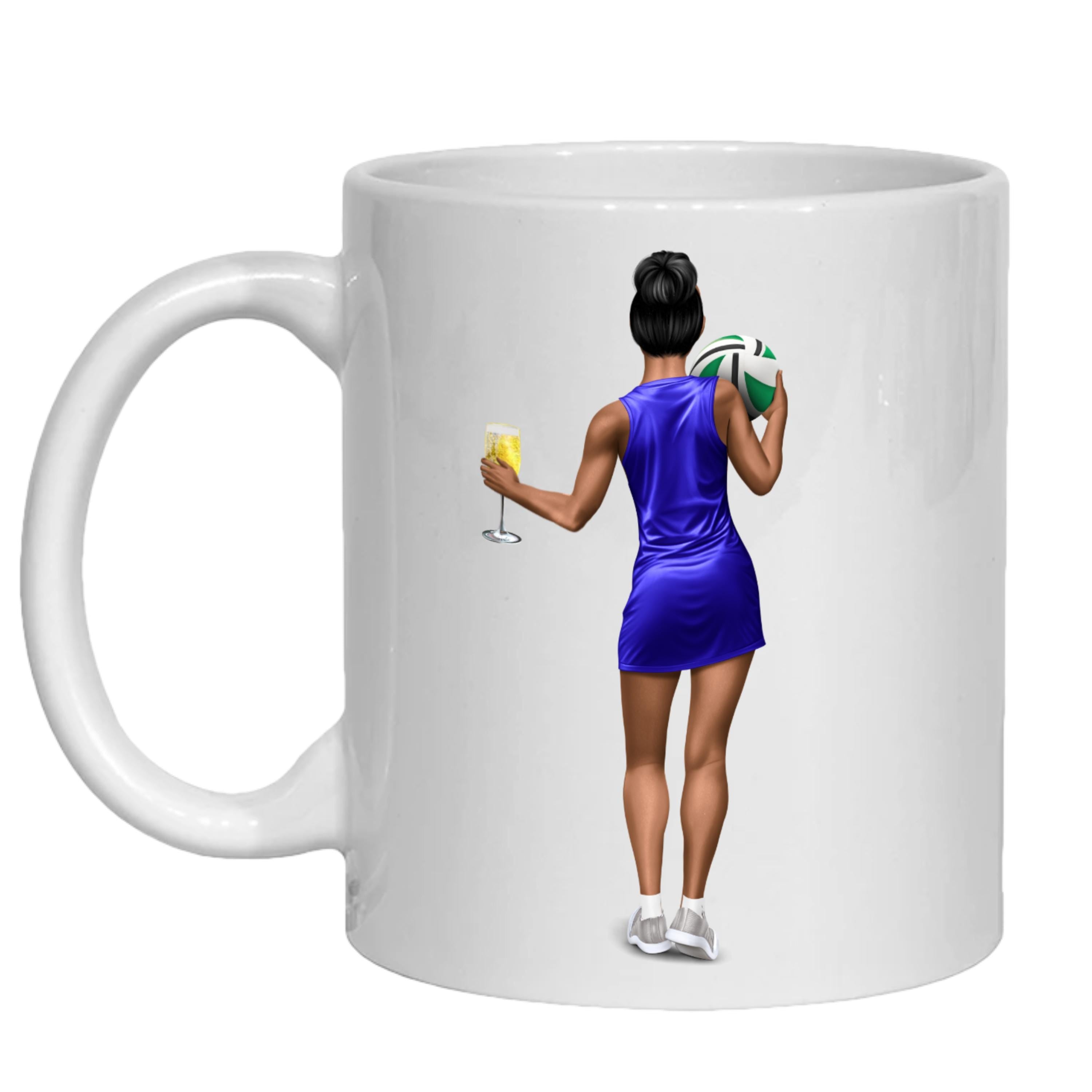 Netball Mug Gift Personalised for her Netballer