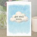 Get well soon Card Cloud sorry you're ill poorly better