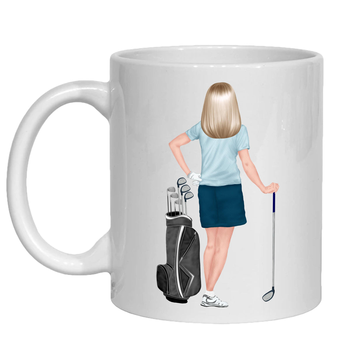 Golf Mug Personalised Grandma Gift for Nan Nanny Mum Mummy