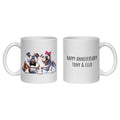 Bulldog Personalised Anniversary Mug Dogs Gift