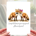 Fox Engagement Card Personalised