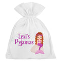 Mermaid Pyjama Bag Personalised for Girls PJ's Ariel Little