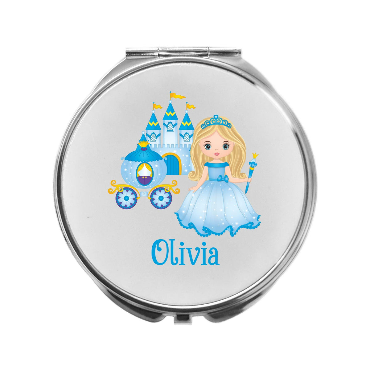 Cinderella Mirror Compact Personalised Princess