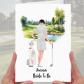Bride Golf Card Personalised for her Bride to Be
